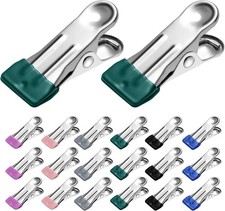 Stainless Steel Clothes Pins Heavy Duty Multipurpose Clips