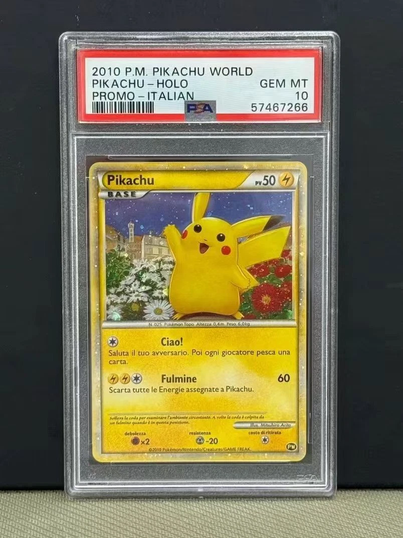 Pikachu Pokémon TCG Professional Sports Authenticator (PSA