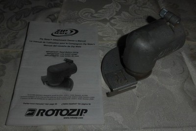 Rotozip Spiral Saw Zip Mate Attachment