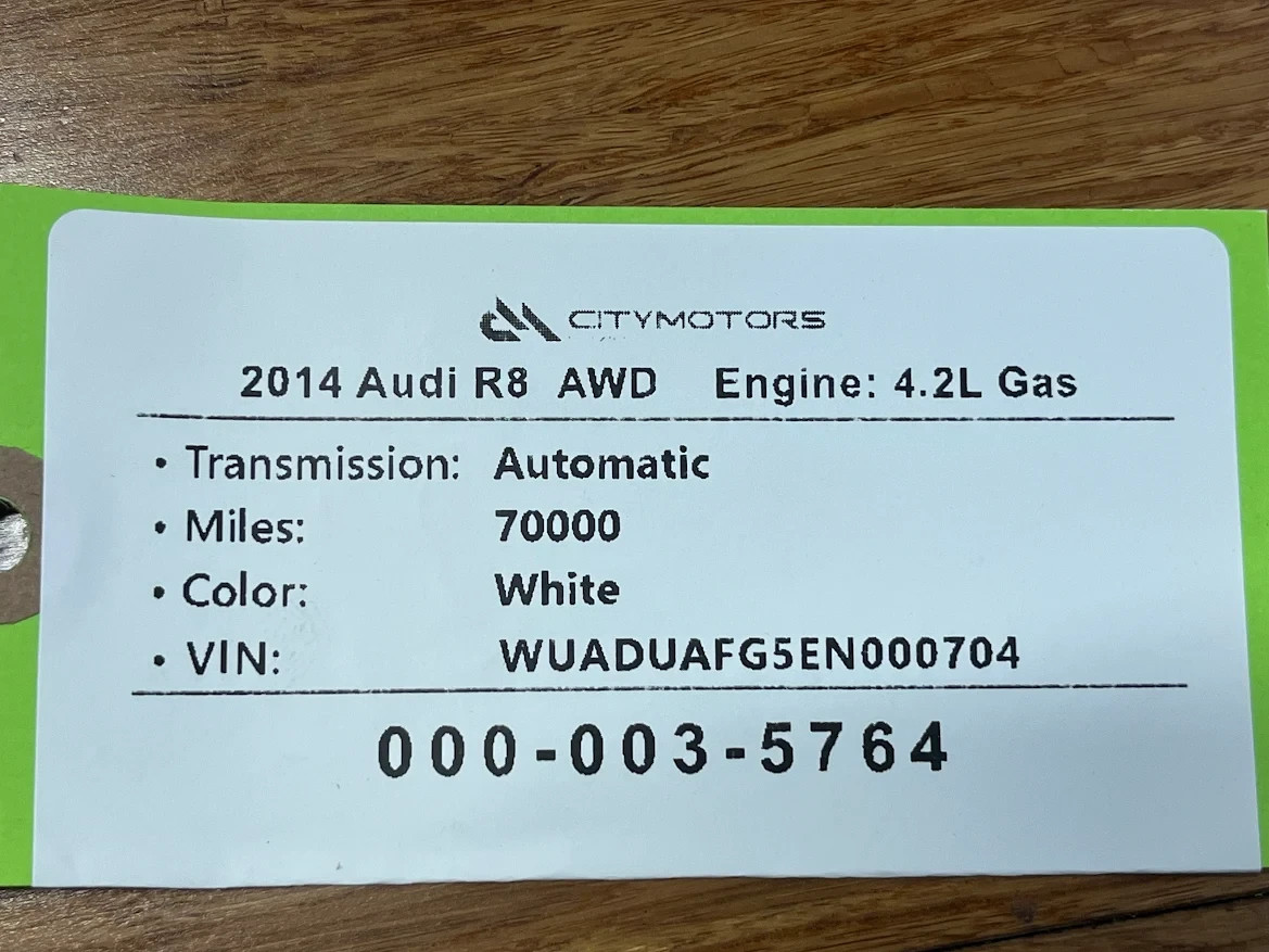 2010-2015 Audi R8 Rear Right Upper Control Arm Link 70k Miles OEM 420505324D