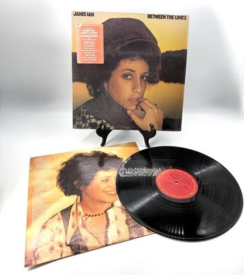 Janis Ian Between the Lines LP 1975 Columbia w/ Lyric Sleeve VG/VG+
