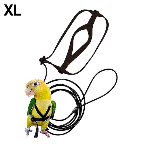 Parrot Bird Harness Leash Adjustable Training Rope Flying Traction Straps Band - Picture 17 of 41
