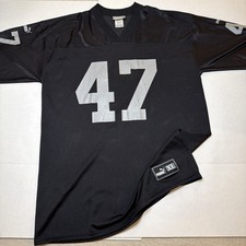 Vintage Oakland Raiders Jersey Mens XLarge Tyrone Wheatley 47 Puma Y2K NFL