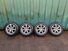 PEUGEOT 208 MK1 SET OF 4 15" ALLOY WHEELS WITH TYRES
