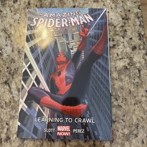 The Amazing Spider-Man Learning To Crawl graphic novel (2014 Marvel Comics)