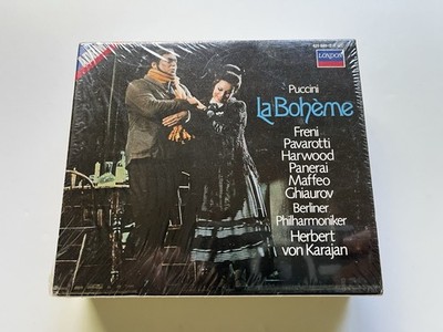 NEW Giacomo Puccini La Boheme 1987 London CD Pavarotti von Karajan SEALED