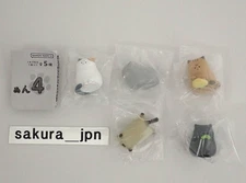 Angry Cat 4 Complete Set of 5 Capsule toy Gacha Gashapon Bandai Figure