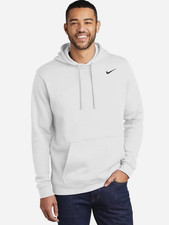 Nike Men's Sportswear Club Pullover Hoodie CJ1611-100 Color white Size Small