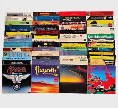 54 LP Schallplatten Sammlung Vinyl   Rock Klassik   Uriah Heep Judas Priest uvm.