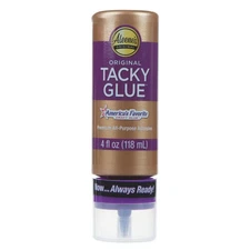 Aleene's Always Ready Tacky Glue 4oz Clear Flexible Bonding Adhesive