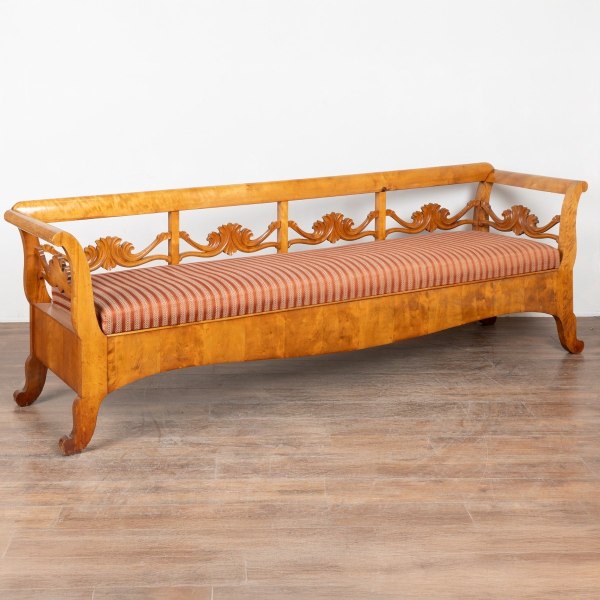 19th Century Swedish Karl Johan Birch Bench | eBay