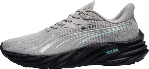 Puma Velocity Nitro 4 GORE-TEX Mens Running Shoes Grey Waterproof GTX Trainers