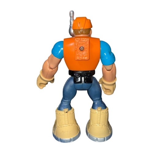 3 Fisher Price 2001-02 Mattel Rescue Heroes Action Figures Jack Hammer Bob Sled - Picture 3 of 7