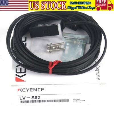 Keyence LV-S62 Laser Sensor LVS62 New US Free TAX 1PC  US Free TAX