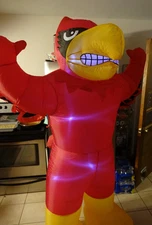 Louisville Cardinals 7' LED Lighted Inflatable Blow-Up NCAA Collegiate Mascot