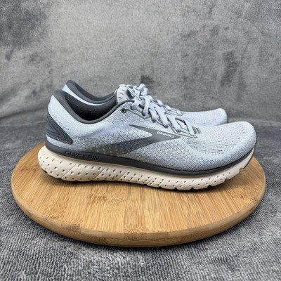 Brooks Glycerin 18 Shoes Womens Size 8.5 Gray Mesh Running Sneakers 1203171B073