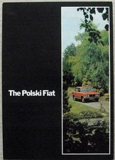 POLSKI FIAT 125P Car Sales Brochure Oct 1976