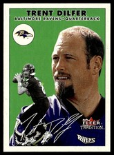 2000 Fleer Tradition Trent Dilfer Baltimore Ravens #121