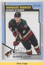 2020-21 Upper Deck O-Pee-Chee Update Blue Border Brayden Burke #633 READ z6b