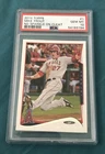 Mike Trout 2014 Topps Baseball Card 1 PSA Gem Mint 10 No Sparkle on Cleat Angels