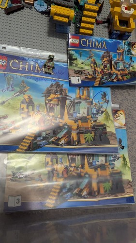 Lego Chima - Tempio del Leone Chi - 70010 pezzi e manuali INCOMPLETI, 2 minifigure - Foto 2 di 14