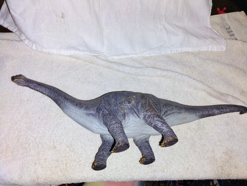 Schleich Apatosaurus Dinosaur 20” 2008  HEAVY Good Condition