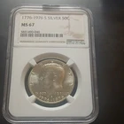 Kennedy Half Dollar 1976 S Silver NGC MS 67 Bicentennial Uncirculated