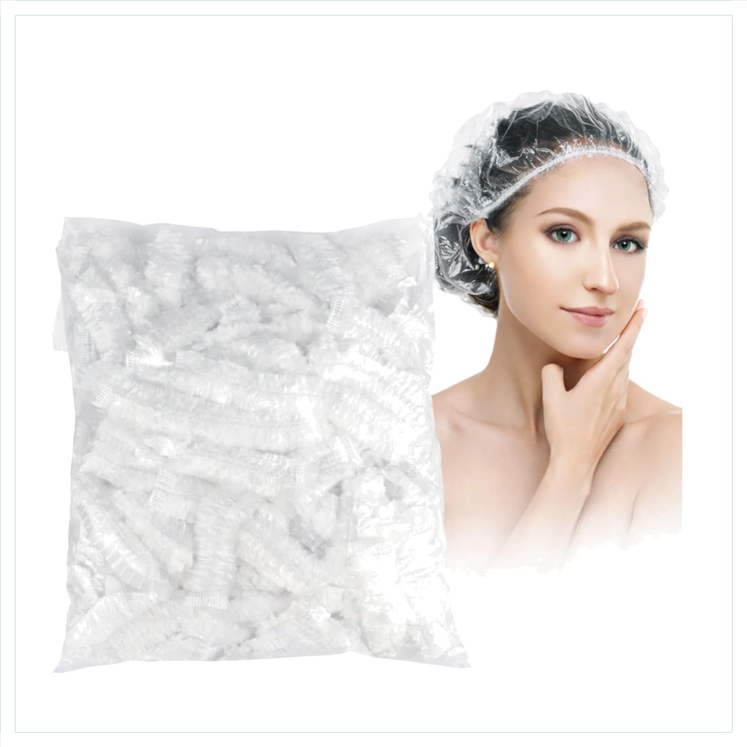 Haarhaube Duschhaube Schutzhaube Kosmetik Zubehör