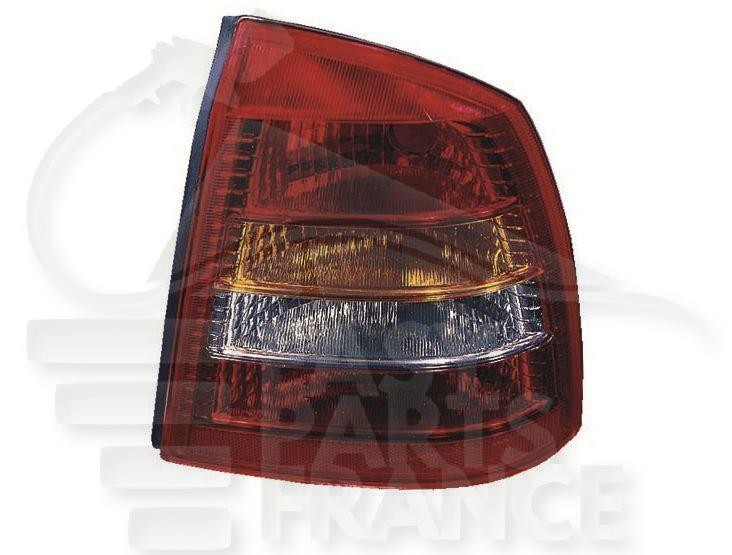 Feu arrière droit fumé Opel Astra G 4 portes 1998 1999 2000 2001 2002 2003 2004 sans platine