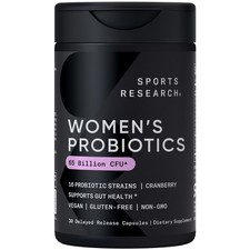 Women's Probiotics w/ Prebiotics 65 Billion CFU Vegan Gut Health Digestive 30ct