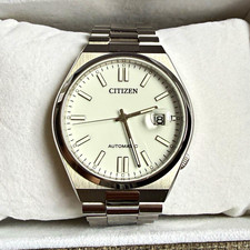 Citizen Tsuyosa Automatic White Dial Date Stainless Steel Bracelet Watch w/ Box