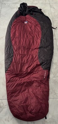 Big Agnes Yellow Wall 0 Degree Sleeping Bag Black / Burgundy Left Hand Zipper