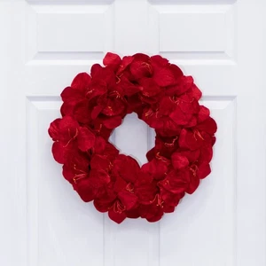 22 in. Amaryllis Wreath