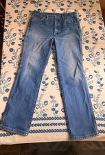 Vintage label Wranglers, 35" x 32", made in USA #classic #retro #western