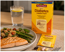 2PACK Nature Made Daily DIABETIC Health Pack 60 Packets 60 Day Supply - Image 2