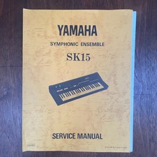 VINTAGE YAMAHA SYMPHONIC ENSEMBLE SK15 SERVICE MANUAL