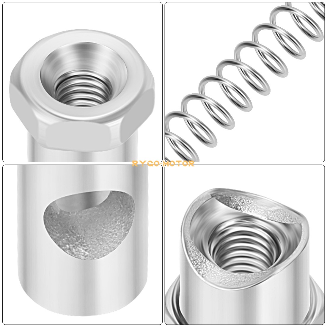 Rear Brake Rod Spring Adjuster Nut Kit for Honda ATC110 ATC90 C70K/M CM91 CL125A