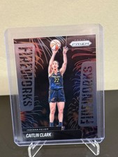 Caitlin Clark 2025 Panini Prizm WNBA Fireworks Insert SP