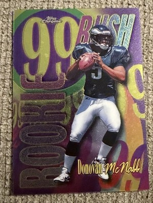 1999 Topps Chrome - All-Etch Donovan McNabb #AE28 Refractor (RC)
