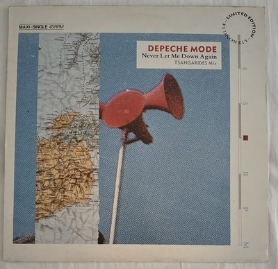 Depeche Mode, Never Let Me Down Again ,Tsangarides Mix, Maxi L12 Bong 14