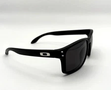 Oakley Style Holbrook Sunglasses - Matte black/Silver Polarized Quality USA  New