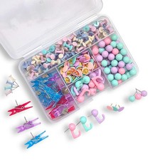 Push Pins Set,Thumb Tacks 305 Pcs Colourful Decorative Push Pins, Thumbtacks ...