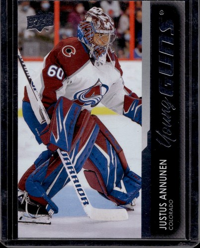 2021-22 Upper Deck Young Guns Justus Annunen #708 rookie card
