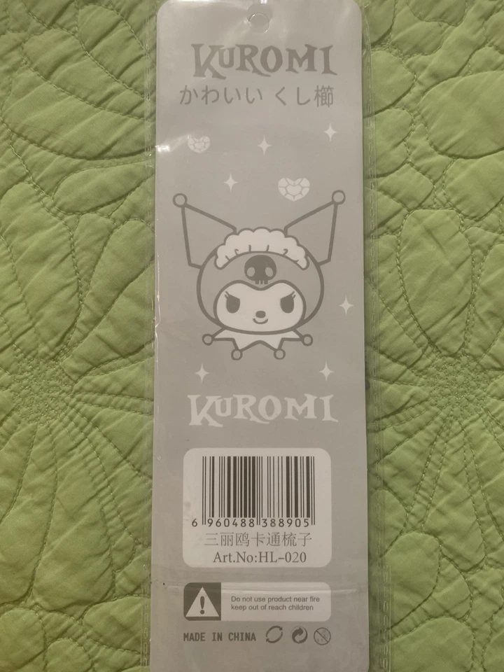 Peine para el cabello Kuromi, lindo y elegante peine desenredante, accesorios para el cabello Foto 4 de 4