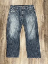 Southpole Y2K Men s 4180 Baggy Dark Blue Wash Jeans Size 42x34 Read Description