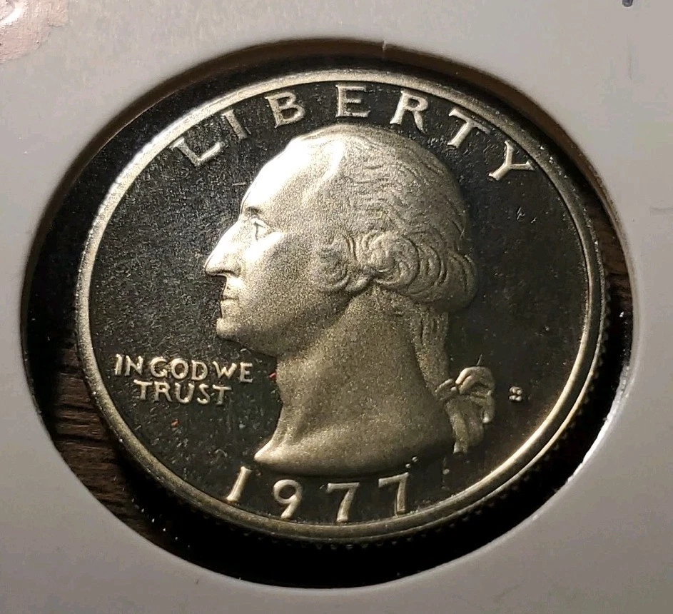 3 PROOF WASHINGTON QUARTERS, 1974-S, 1977-S & 1978-S, GREAT TRIO, FLAWLESS! - Image 3 of 4