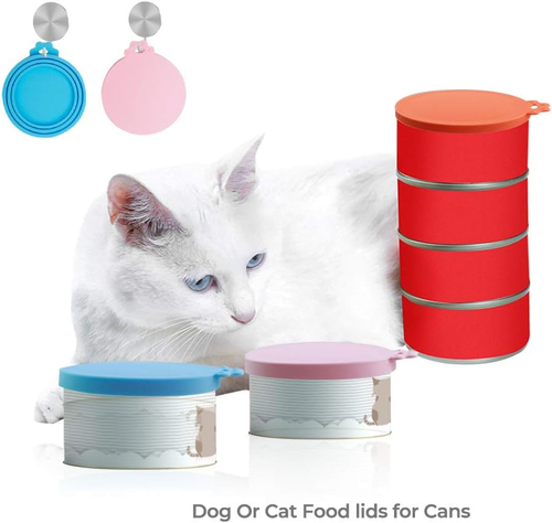 6-Pack Pet Food Can Lids - Fits Most Standard Dog and Cat Cans - Picture 7 of 12