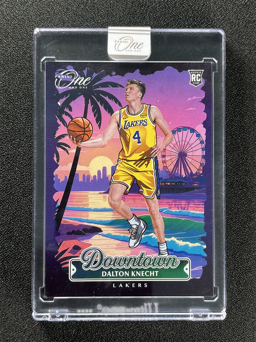 2024-25 Panini One And One Dalton Knecht #25 RC Rookie Downtown Case Hit SSP