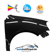 Kotflügel für VW POLO 9N3 LO41 rechts Schwarz 05 - 09 Vorderseite lackiert neu