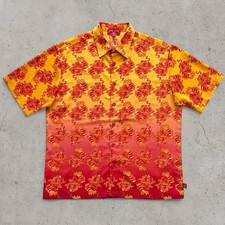 VINTAGE Y2K Men  s JNCO Jeans AOP Graphic Button Up Short Sleeve Shirt Size XL